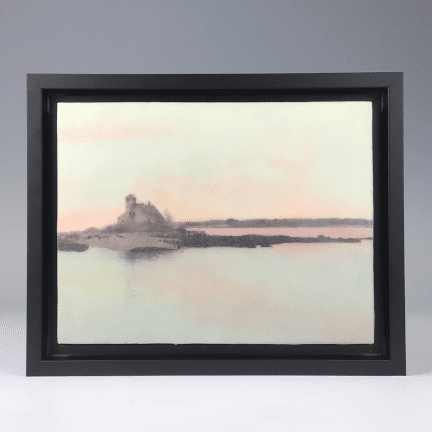 "Wood Island Life Saving Station" Encaustic