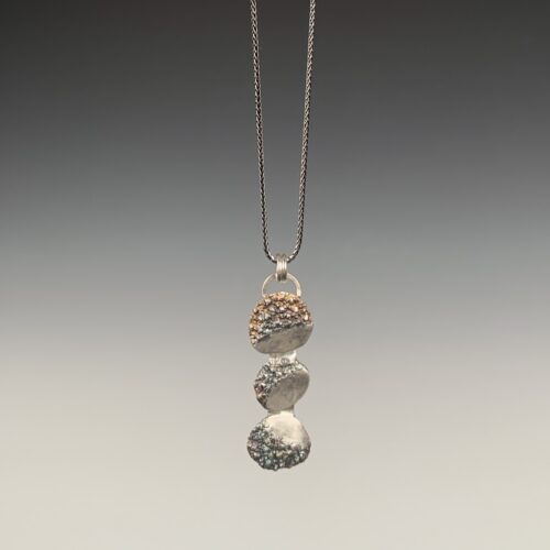 Alternative view of "Three Geodes" Pendant