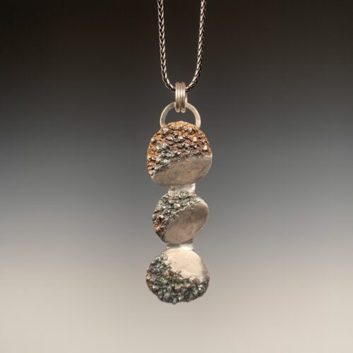 "Three Geodes" Pendant