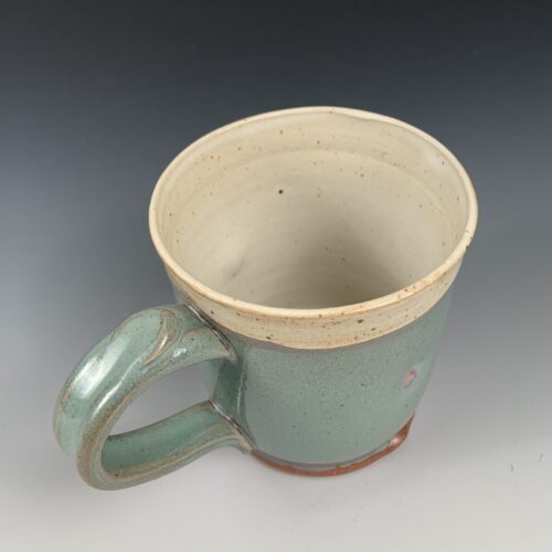 Alternative view of Pale Teal Dimple Mug