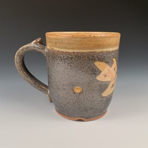 Dimple Mug with Leaf