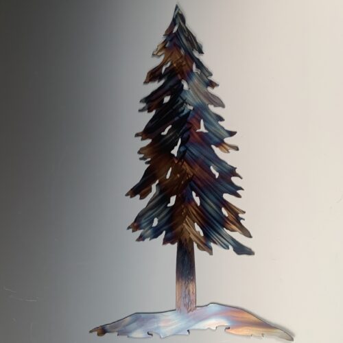 Steel Pine & Land Wall Art