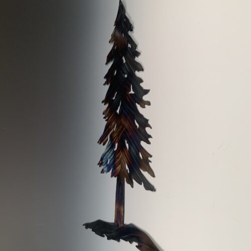 Alternative view of Steel Pine & Land Wall Art