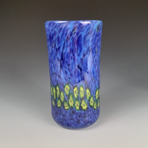 Alternative view of Colorful Handblown Glass Tumbler - Purple