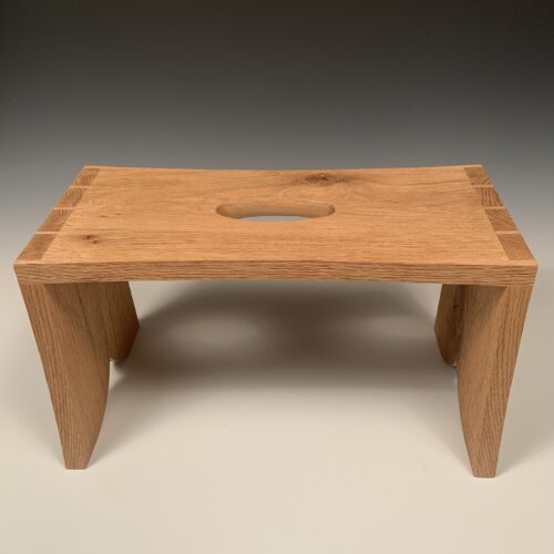 Alternative view of White Oak Foot Stool
