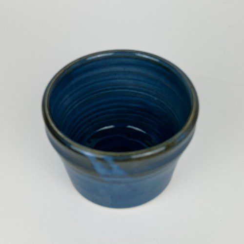Alternative view of Blue Planter/Cache Pot