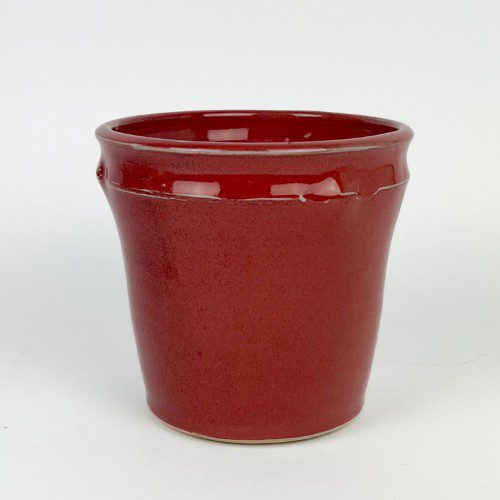 Alternative view of Red Planter/Cache Pot