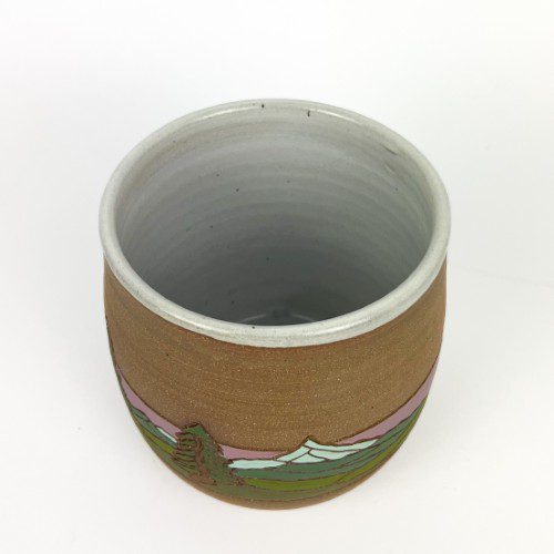 Alternative view of Mountain Pines Cache Pot