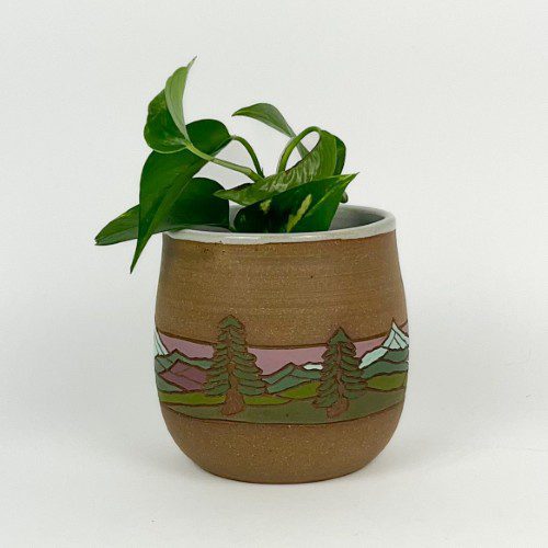 Mountain Pines Cache Pot