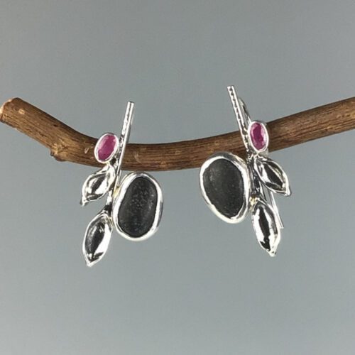 Alternative view of Leaf Branch Earrings