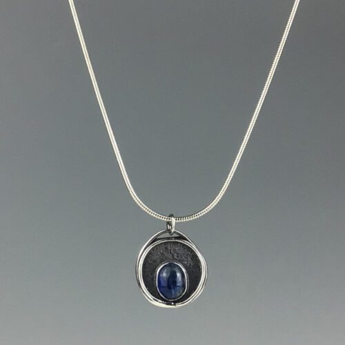 Alternative view of "Empty Nest" Pendant with Blue Kyanite
