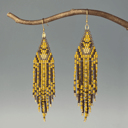 "Waterfall" Beaded Earrings