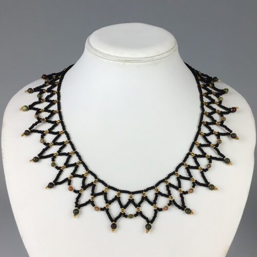 Handwoven Beaded Necklace