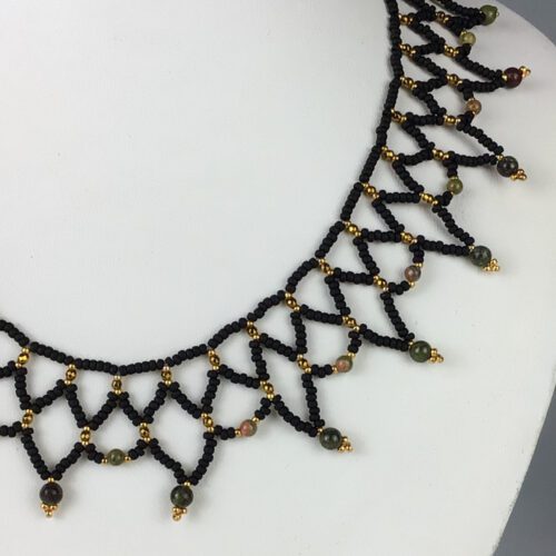 Alternative view of Handwoven Beaded Necklace