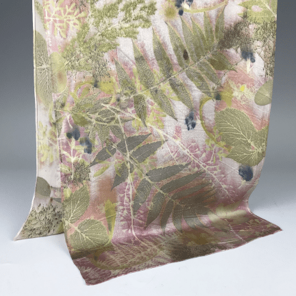 Alternative view of Botanical Silk Scarf