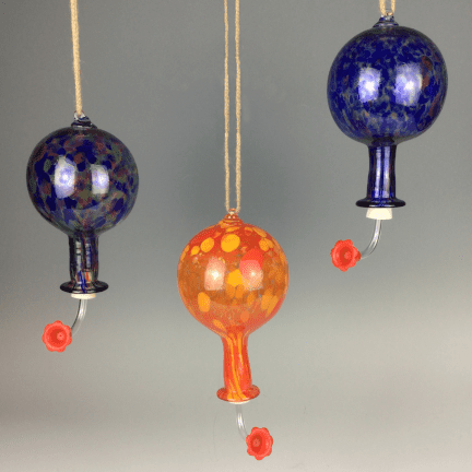 Large Glass Hummingbird Feeder