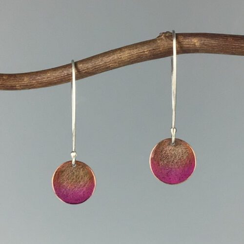 Hand-Colored Earrings