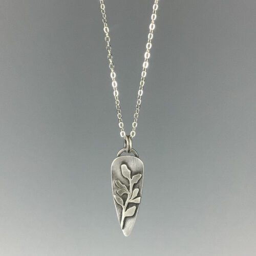 Alternative view of Layered Leaves Pendant