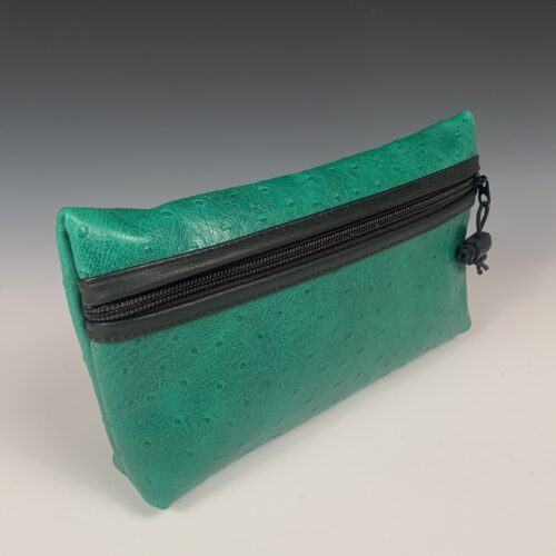 Leather Clutch - Green
