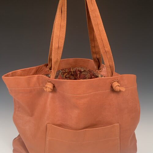 "Everyday" Leather Tote - Tan