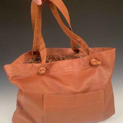 Alternative view of "Everyday" Leather Tote - Tan