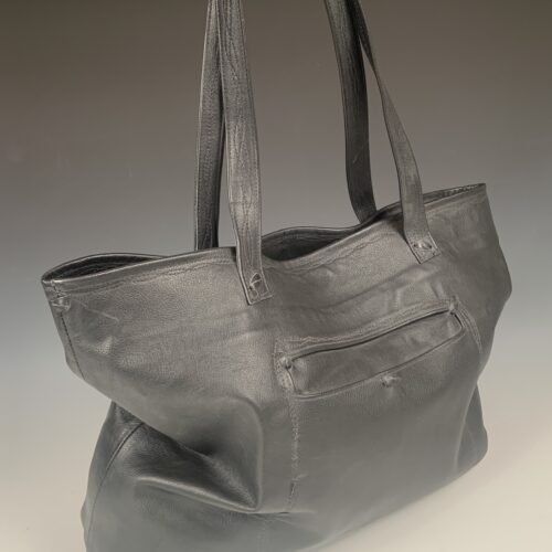 "Everyday" Leather Tote - Black