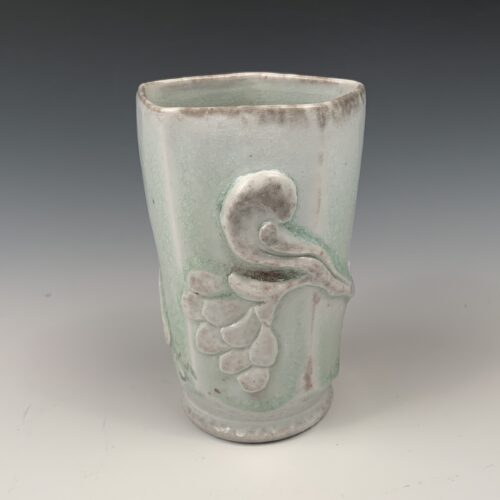 Alternative view of Celedon Cup with Floral Motif