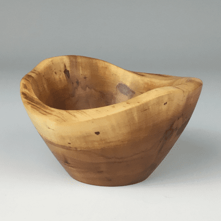 Alternative view of Small Hand-Turned Apple Bowl