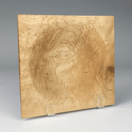 Alternative view of Hand-Turned Birdseye Maple Dish