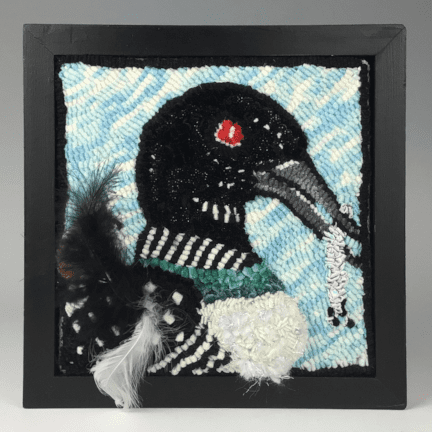 Framed Loon Hooking