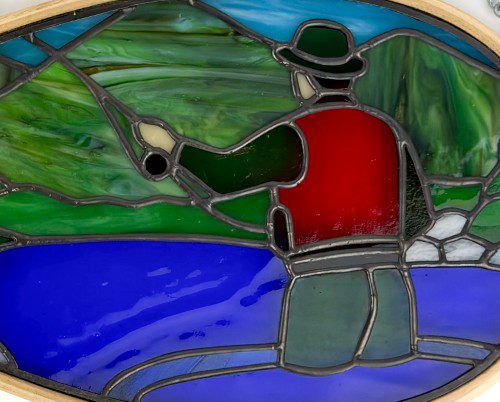 Alternative view of Fly Fishing Stained Glass