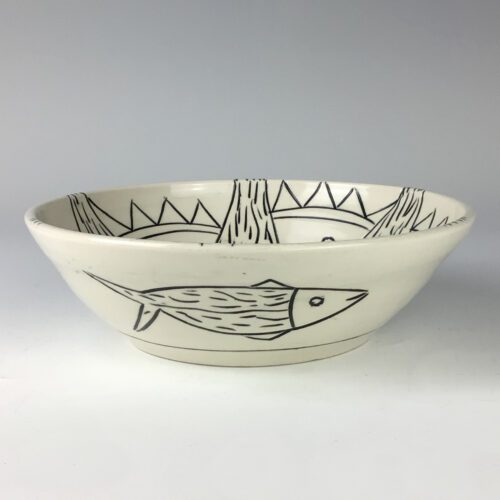Alternative view of Black and White Fish Bowl