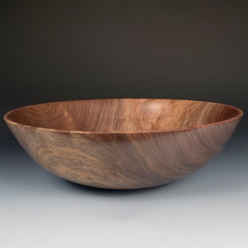 Black Walnut Turned Wood Bowl