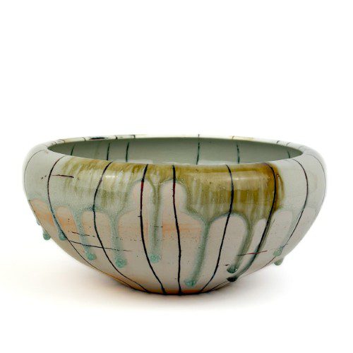 Ceramic Bowl with Lines