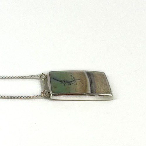 Alternative view of Opalized Wood Necklace