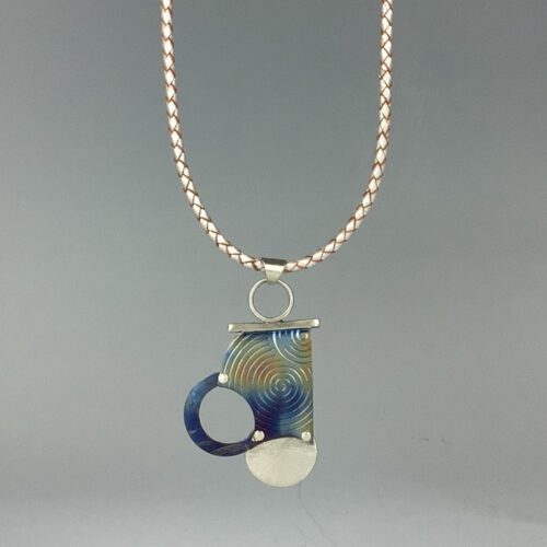 Alternative view of Titanium & Sterling Silver Necklace