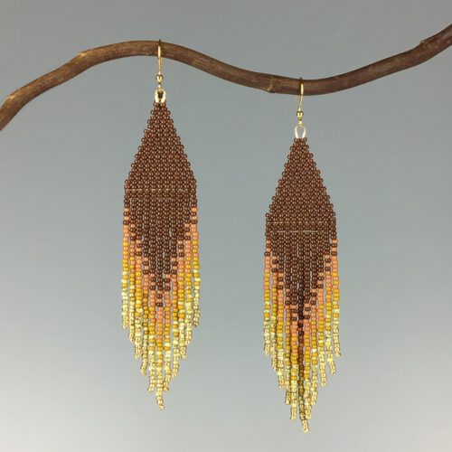 "Waterfall" Beaded Earrings