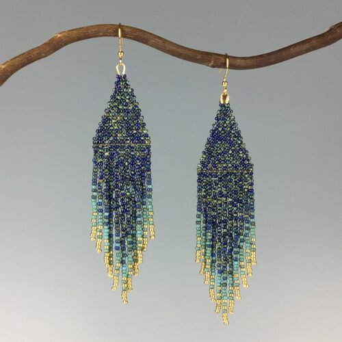 "Waterfall" Beaded Earrings