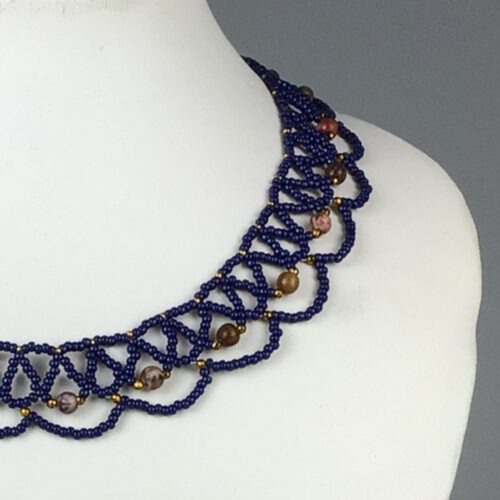 Alternative view of Handwoven Beaded Necklace & Earrings Set