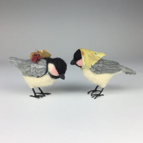 Wool Felted Chickadee