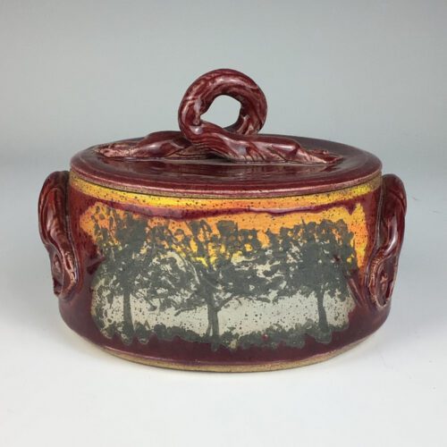 Sunset Scene Covered Casserole