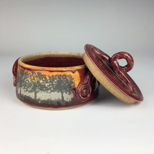 Alternative view of Sunset Scene Covered Casserole