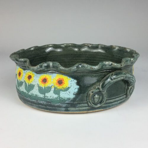 Alternative view of Sunflower Pie Plate
