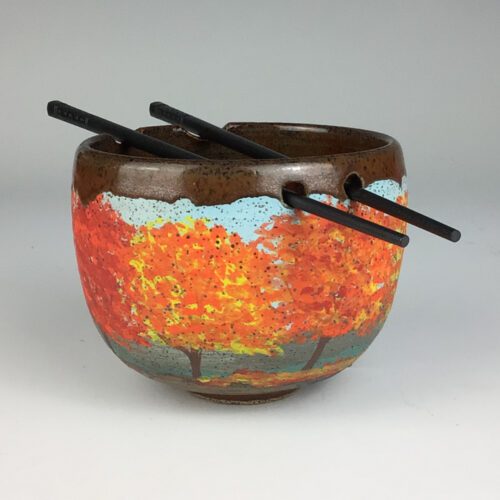 Autumn Trees Rice/Ramen Bowl