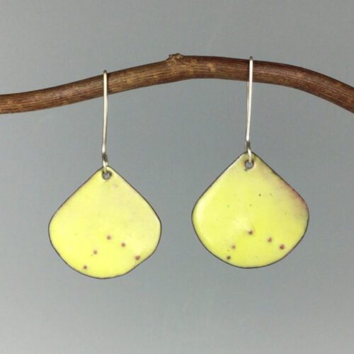 Torch-Fired Enamel Earrings
