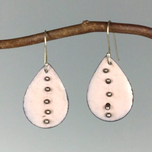 Torch-Fired Enamel Earrings