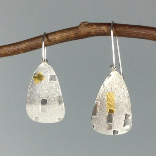Silver and Gold "Kemboo" Earrings