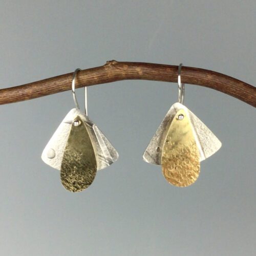 Silver and Gold "Kemboo" Earrings