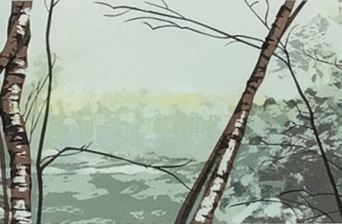 Alternative view of “The Playground" Framed Serigraph Print