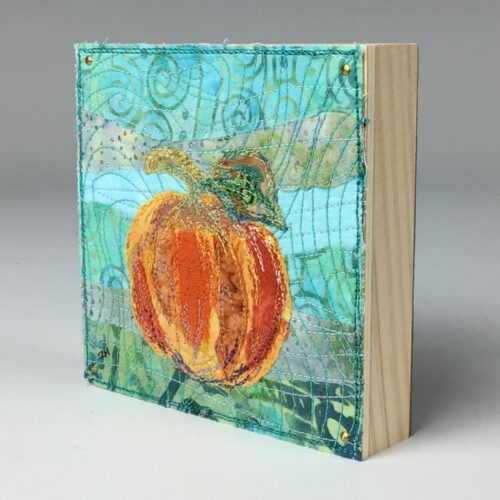 Alternative view of Fabric Collage - Pumpkin